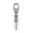 6mm Stainless Steel Wire Rope Swageless Eye Terminal End Compression