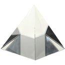 2.4" Clear Crystal Glass Pyramid  Pendant Suncatcher Paperweight Gift