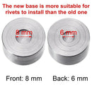 180 Set Leather Rivets Double Cap Rivet Tubular Metal Studs with 3 Pieces F B6R1