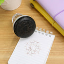 12/24 hour stamp timeline seal notebook planner accessories statione%!