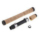 Long Handle Soft Cork Grip Baitcast Fishing Rod Handle and Plastic Reel Seat