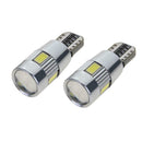 2pcs T10 W5W 5630 6SMD LED Car Width Light Bulbs Dash Board Lights