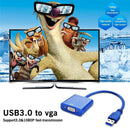 USB 3.0 2.0 to VGA Multi-display Adapter Converter External Video Graphic Card b