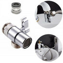 Faucet Valve Diverter Sink Valve Water Tap Faucet Splitter Adapter Home Bat N8X4