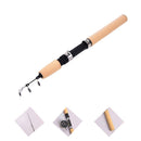 Portable 80CM Shrimp Winter Ice Fishing Rod Fish Tackle Pole Rods Telescopic 3C