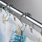 Rust Resistant Double Hooks Glide Shower Ring Hangs For Both Shower Curtain K2Y9