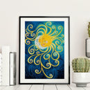 5D DIY Full Drill Diamond Painting Sun and Moon Embroidery Mosaic Craft Kit