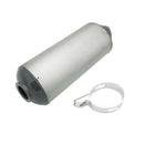 28mm Grey Alloy Exhaust Muffler +Clamp 125cc 140cc150cc  Trail Dirt Bike