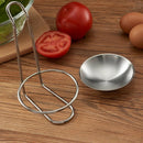 Stainless Steel Spoon Ladle Rest Kitchen Utensil Spatula Holder Decor A