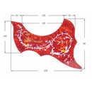 Set of 6 PVC Pickguard Guards for 40/41 Inch Acoustic Guitar