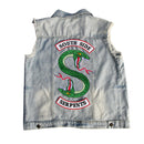 Fashion Double-headed Serpents Embroidery Iron Sew on Patch Jean Applique Badge