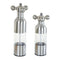 Faucet Valve Hand Manual Ceramic Salt&Pepper Mill/Grinder,Stainless Steel S