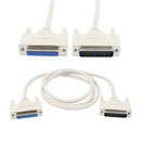 1.5M Male 25 Pin to Female DB25 Parallel Centronics Cable Replacement G1C1