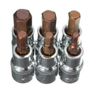 6mm to 14mm All Sizes Hex Key Bit Drive Socket Adaptors Tool .5