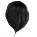Synthetic Hair Wig Bangs Black Clipped R5E7
