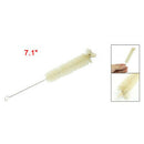 7.1" Long Nylon Bristle Stainless Steel Handle Test Tube Cleaning Brush