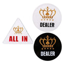 Acrylic Texas Hold'em Dealer Chip Poker Guard Card Entertainment Accessory