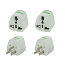 2PCS 3-Prong Australia Europe UK To US USA Canada Plug Adapter Travel Adaptor
