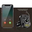 Wireless FM Audio Charger MP3 Dual USB Kit Transmitter New Bluetooth Player Car