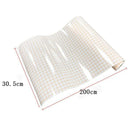 Clear Vinyl Transfer Paper Tape Roll-12 x 6.6 FT w/Alignment Grid Application
