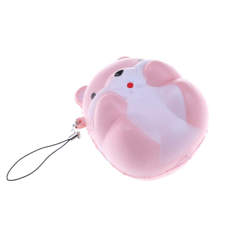 Slow Rising 8CM Hamster Mouse Soft Squeeze Cute Cell Phone Strapã€OZ
