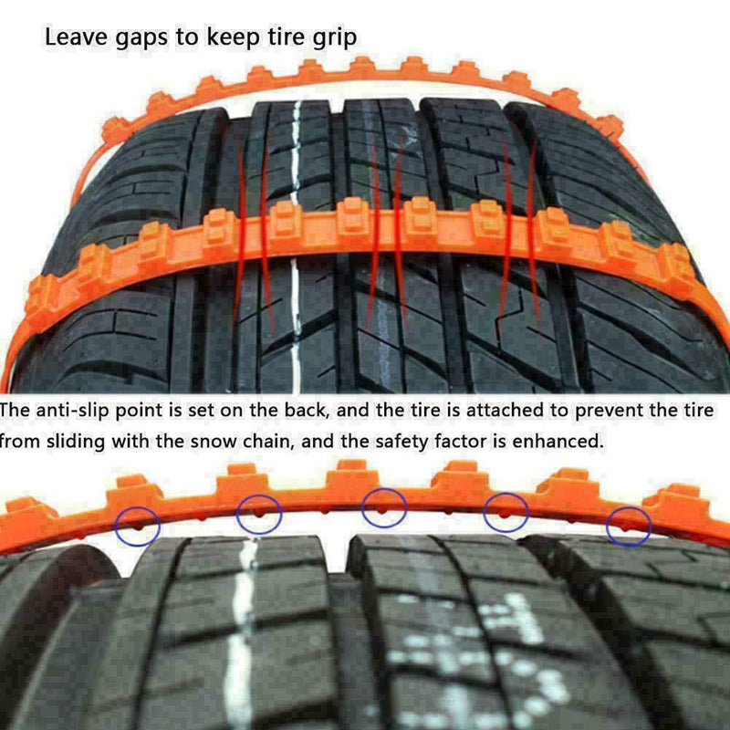 1Pcs Auto Car Snow Wheel Tyre Tire Antiskid Chains J7W5 I9E5 Q6H8 Du Access Z9V9