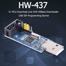 USB ISP ASP Programmer USBASP USBISP for 51 AVR Series MCU Microcontroller Board