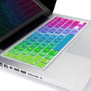 Soft Silicone Rainbow Keyboard Cover Skin for laptop Macbook Air 13"15"17"  JR
