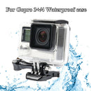 45M Underwater Waterproof Diving Housing Case For Go Pro Hero4 5 SessionCamera3C