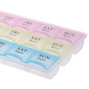 21-Grid Weekly Storage Pill Box Tablet Sorter Container Case drugs Organizer Ew