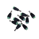 10 Pcs 2.1 x 5.5mm DC Power Male Plug Jack Adapter Connector Plug S ^i