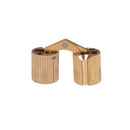 4 Pcs 8mm Brass Barrel Cabinet Hinge Cylindrical Hidden Invisible Hinges `mTEUS