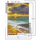 Full Drill Diamond Painting DIY Novelty Seaside Rhinestone Picture (WT017)