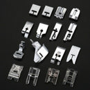 16pcs Professional Domestic Sewing Machine Set Snap-on Presser Feet Kit for E4A6