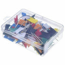 100 Pieces Map Flag Push Pins Tacks, Assorted 7 Colors