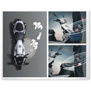 2 Two Way Motorcycle Alarm System Scooter Anti-Theft Burglary Alarm Remote