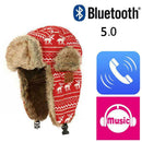 5V 5.0 Bluetooth Warm Leifeng Hat Comfortable Winter Snow Cotton Thickened Cap