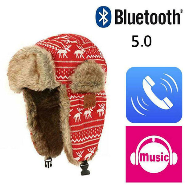 5V 5.0 Bluetooth Warm Leifeng Hat Comfortable Winter Snow Cotton Thickened Cap