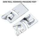 Narrow Rolled Hem Foot Sewing Machine Hemmer Presser Foot 3 Pcs Set