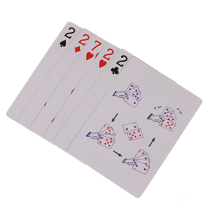 4 Cards 7 To 2 Transformer Magic Tricks Close Up Street Magic Props Toys OZ