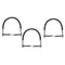 3Pcs 15Cm/ 6In 6.35Mm Male Guitar Effect Pedal Instrument Patch Cable 1/4 I
