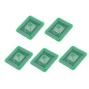 5Pcs Adapter Qfp/Tqfp/Lqfp/Fqfp 32/44/64/80/100 To Dip Pcb Board Converter X5B4