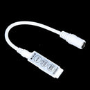 1Pc 12V Mini controller Dimmer connector for 3528 5050 RGB LED Strip 3 Keys sp
