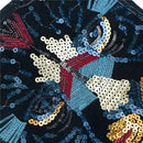 leopard head sequin embroidered fashion applique sew on patch diy clothe M&O