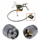 1LB Gas Tank Adapter Camping Propane Input Lindal Output Stove Adapter Hot