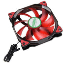 120mm 4-LED PC Box Cooler Fan Silent 12V DC PC Computer Case Cooling Fan