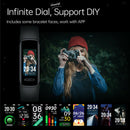 V101 Sport Bluetooth Blood Pressure Smart Watch Thermometer IP68 Waterproof