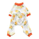 Pet Pajamas Comfort Pet Puppy Clothes Apparel For Small Dog Puppies Orange-L