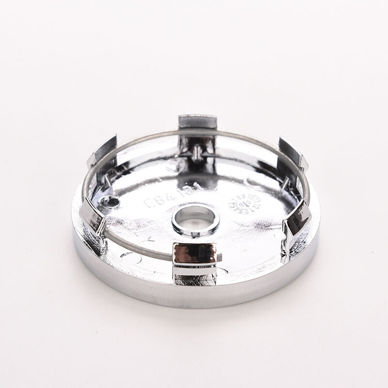 60mm Chrome Car Auto Wheel Center Hub Cap Cover Tyre Trims Universal  LJ