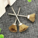 5PCS Shank Polishing Brass Wire Wheel Brushes Portable Rotary Cleaning New